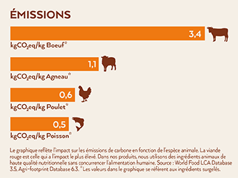 Émissions de carbone Variété de la nature